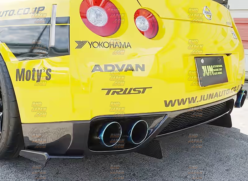 JUN Auto Aero Body Kit Rear Diffuser FRP - GT-R R35 ~MY17